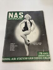 Marilyn Monroe January 1953 Cover NAS (naval Air Station) Annual AL-6 comprar usado  Enviando para Brazil