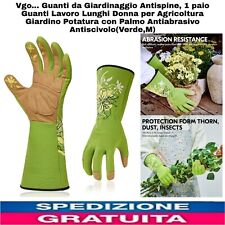 Guanti giardinaggio antispine usato  Sori