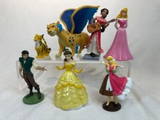 Figuras de PVC de princesas y amigos de Disney personajes juguetes de plástico adornos para pasteles segunda mano  Embacar hacia Mexico