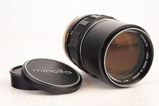 Lente Minolta MD Mount MC Tele Rokkor PF 135mm f/2.8 telefoto MF com tampas V21 comprar usado  Enviando para Brazil