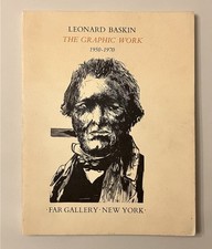 SIGNED Leonard Baskin The Graphic Work 1950-1975, Far Gallery Exhibition Catalog comprar usado  Enviando para Brazil