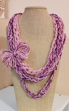 Collana donna cotone usato  Capo d'Orlando