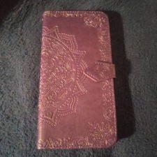 Capa carteira de couro flip porta-cartão Samsung Galaxy A20 A30 - Mandala roxa comprar usado Capa carteira de couro flip porta-cartão Samsung Galaxy A20 A30 - Mandala roxa comprar usado  Enviando para Brazil