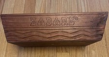 ZABAR'S Vintage Caixa de Lancheira de Madeira Caixa de Recipiente Organizadora Madeira NYC Mercearia comprar usado  Enviando para Brazil