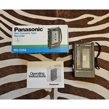 Mini gravador de fita cassete vintage totalmente funcional Panasonic RQ-335A, usado comprar usado  Enviando para Brazil