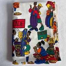 Tecidos de algodão vintage década de 1990 hip hop Heaven Princess 6,8 jardas afro-americano comprar usado  Enviando para Brazil