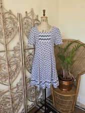 Vintage blue floral for sale  BINGLEY