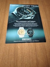 Usado, 1985 SEIKO SPORT TECH SPORTS 100 CRONOMETRO WATCH OROLOGIO PUBBLICITA VINTAGE AD comprar usado  Enviando para Brazil