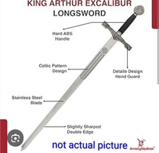 L@@K!!  Espada medieval 45" King Arthur Excalibur comprar usado  Enviando para Brazil
