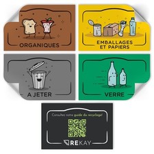 Rekay stickers poubelle d'occasion  France
