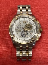 Citizen Eco-Drive relógio cronógrafo masculino 44m mostrador branco dois tons E812-S054737 comprar usado  Enviando para Brazil