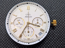 CHRONOGRAPH EBEL 134 EL PRIMERO MOVEMENT CAL 400 + DIAL + HANDS SET + REHAUT, usado comprar usado  Enviando para Brazil