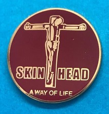 Usado, Emblema de broche esmaltado Skinhead A Way Of Life comprar usado  Enviando para Brazil