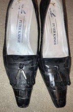 Ladies black court for sale  STOCKPORT