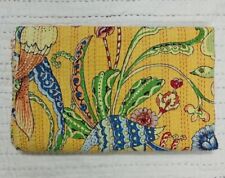 Colcha de algodão feita à mão com estampa de pássaro indiana Kantha colcha cobertor étnico, usado comprar usado  Enviando para Brazil