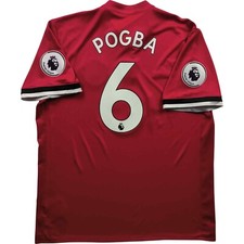 Camisa de futebol Manchester United 2017-18 Adidas Home Paul Pogba tamanho XL comprar usado  Enviando para Brazil