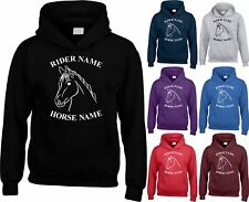 Personalised hoodie horse for sale  HUDDERSFIELD