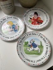 Alice wonderland plates for sale  LUTTERWORTH