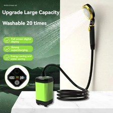 6000mAh / 7800mAh / 9000mAh Outdoor Wireless Electric Shower Portable Shower Hea comprar usado  Enviando para Brazil