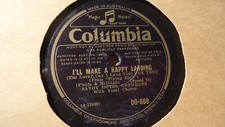 Savoy Hotel Orpheans 78 Disco Grau E "All Of Me & I'll Make a Happy Landing" comprar usado  Enviando para Brazil