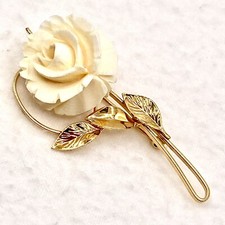 Vintage gold brooch for sale  Warren