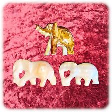 Vintage soapstone elephant for sale  WINSFORD