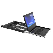 MT-VIKI 1U montagem em rack 8 portas KVM HDMI com monitor HD de 17,3 pol. teclado touchpad comprar usado  Enviando para Brazil