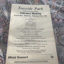 Teesside park race for sale  MANCHESTER