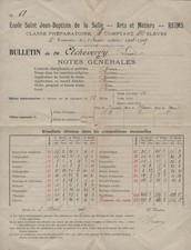 Bulletin scolaire école d'occasion  Pradines