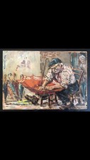 Dipinto olio cartoncino usato  Villarbasse