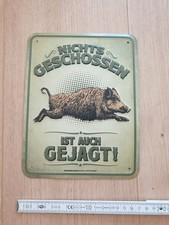 Jäger schild geschossen gebraucht kaufen  Wesel