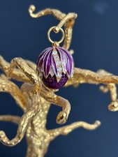 Fleur mauve pendentif d'occasion  Expédié en Belgium