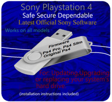 Unidade de instalação de firmware original PS4 PS4 Slim PS4 Pro OS opção de sistema operacional comprar usado  Enviando para Brazil