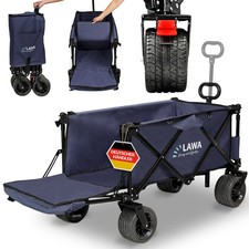 Używany, Wózek ręczny składany 100kg składany wózek transportowy hamulec wózek transportowy wózek na zakupy na sprzedaż  Wysyłka do Poland