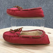 Chinelos Minnetonka Criança 2 Mocassins Couro Rosa Pele Sintética Conforto 4815 comprar usado Chinelos Minnetonka Criança 2 Mocassins Couro Rosa Pele Sintética Conforto 4815 comprar usado  Enviando para Brazil