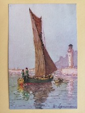 Cpa illustration aquarelle d'occasion  Paimbœuf