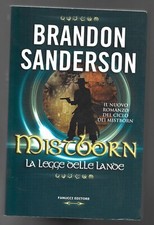 Brandon sanderson mistborn usato  Crespellano