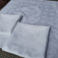 Vintage linen damask for sale  PERTH
