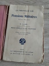 Nouvelle loi pensions d'occasion  Foussemagne
