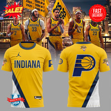 Camiseta Indiana Pacer Statement nova edição 2025 3D P-5XL comprar usado  Enviando para Brazil