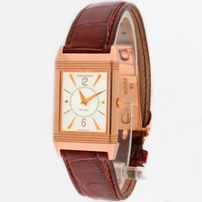 Mostrador Jaeger LeCoultre ouro rosa 18K Reverso clássico prata 250.2.86 23.5x38mm comprar usado  Enviando para Brazil