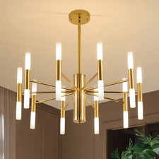 Light gold chandelier for sale  Ashford
