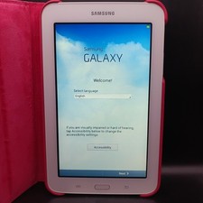 Tablet Android Samsung Galaxy Tab 3 Lite 7.0 SM-T110 Wi-Fi 8GB (Caso Rosa) Usado comprar usado  Enviando para Brazil