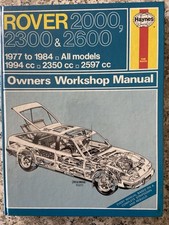 Haynes rover 2000 for sale  BELPER