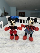 Usado, Boneca vintage anos 30 feita à mão Disney Minnie & Mickey Mouse padrão Clark comprar usado  Enviando para Brazil