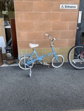 Retro blue raleigh for sale  FIVEMILETOWN