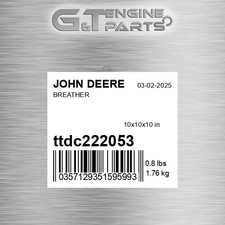 Ttdc222053 breather fits for sale  Pompano Beach