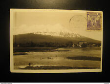 Région Des Lacs Osorno Volcan Salpêtre Sel Stamp 1931 Cancel To Espagne Chili P segunda mano  Embacar hacia Argentina