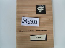 2993 betriebsanleitung ersatzt gebraucht kaufen  Ahlen-Vorhelm