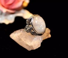 Silberring mondstein ring gebraucht kaufen  Leipzig